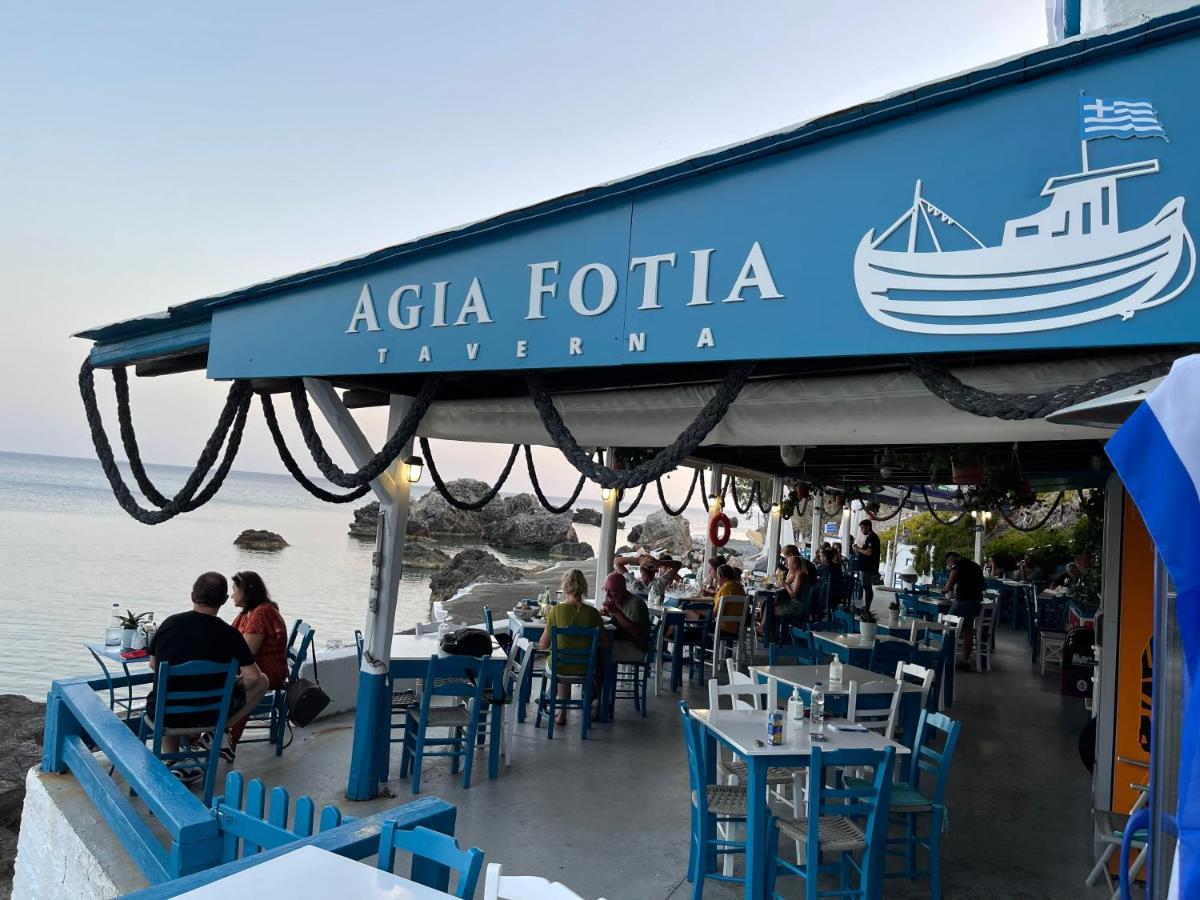 Agia Fotia Taverna Kerames Eksteriør billede